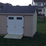 10x12 Gable with LP lap siding Muskego WI